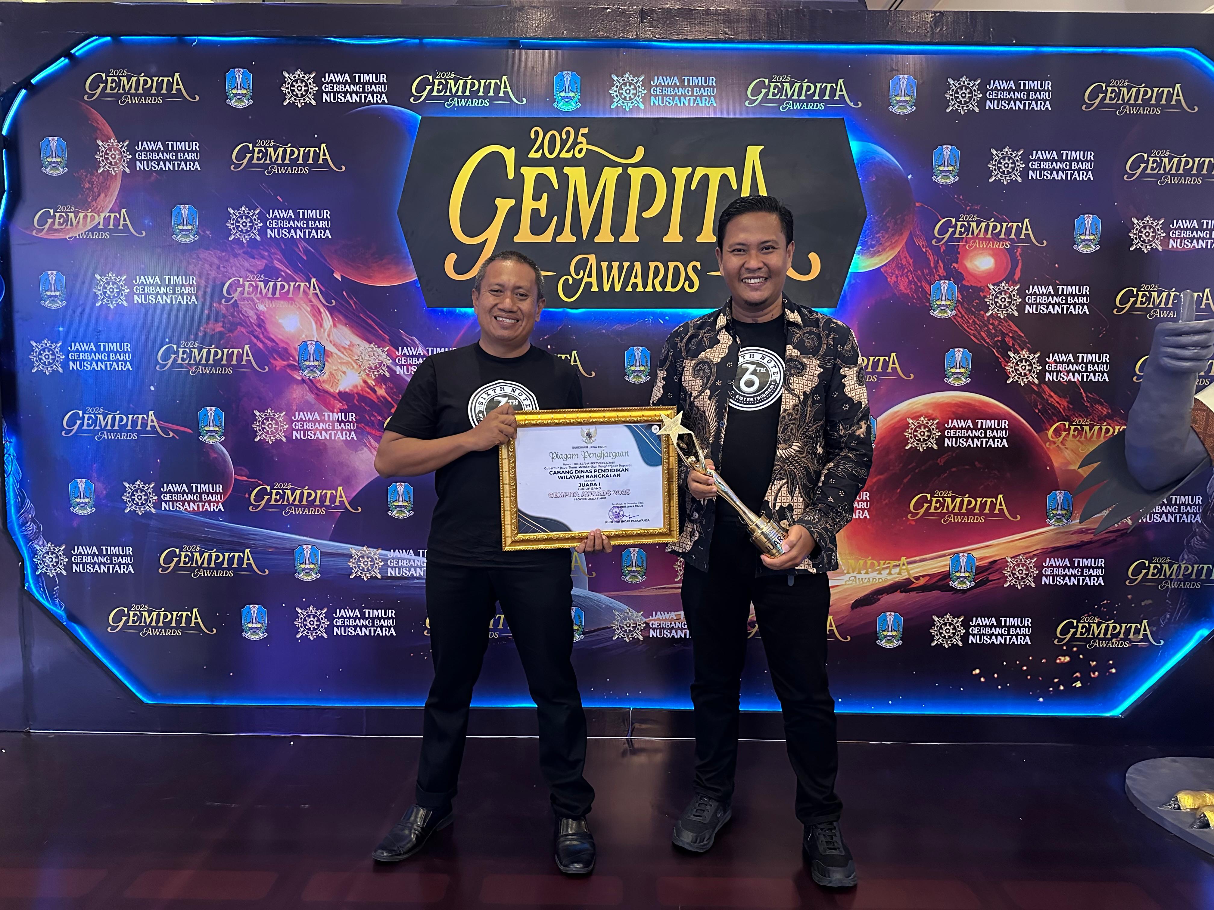 Cabdin Bangkalan Sabet Juara 1 Group Band Gempita Awards 2025, 